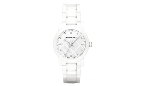 burberry the city ceramic diamond ladies watch bu9182|Burberry BU9182 The City Ceramic Diamond Ladies Watch.